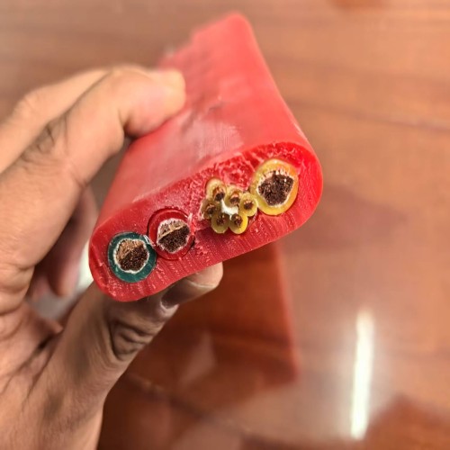 YGCB-HF46R  4*10硅橡膠扁電纜 
